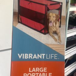 Portable Dog Crate New