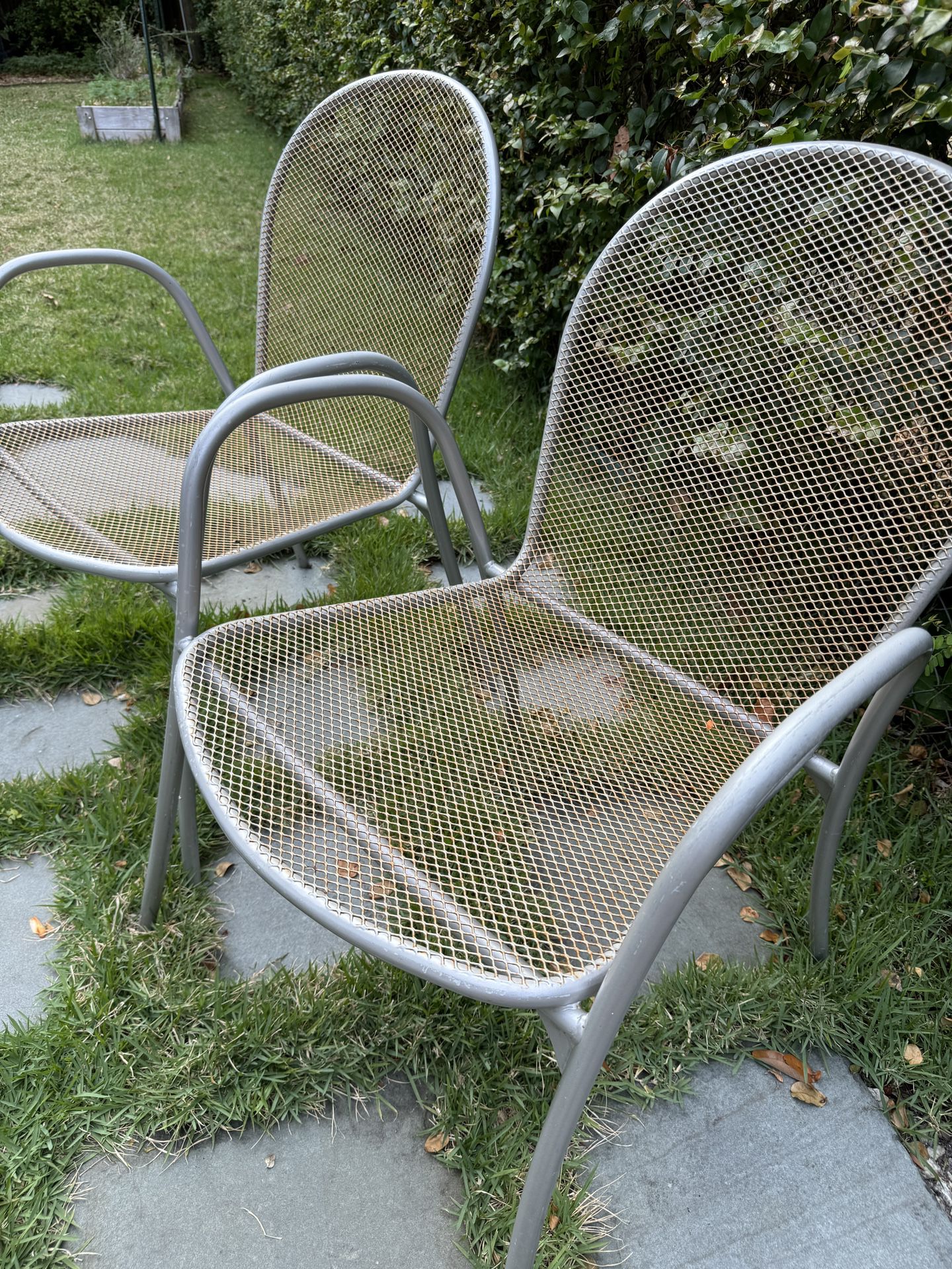 Two Metal Chairs
