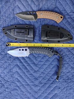 Camillus Titanium Fixed Blade Knives with Sheaths