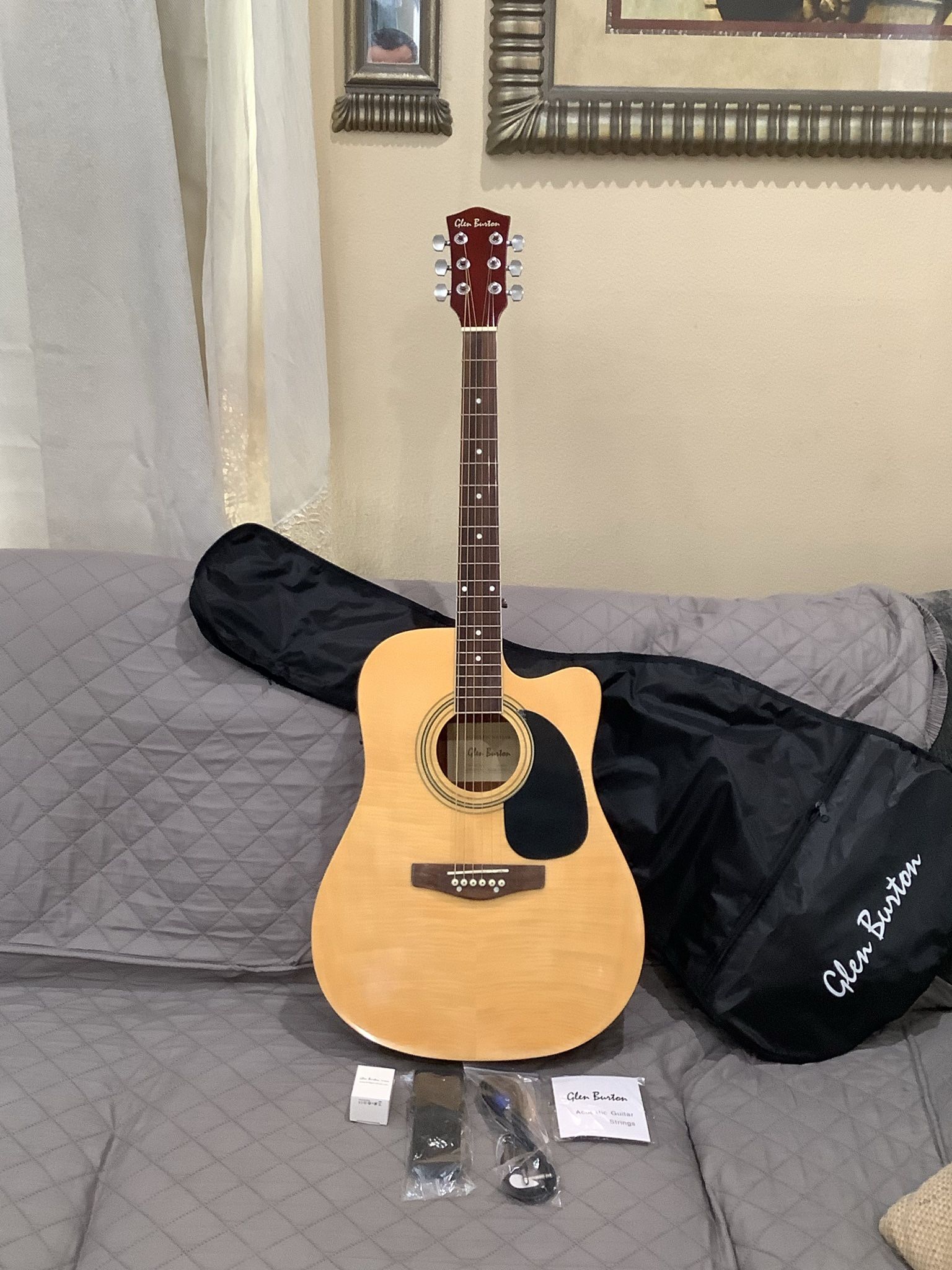 Glenn Burton Electric Acoustic Guitar 