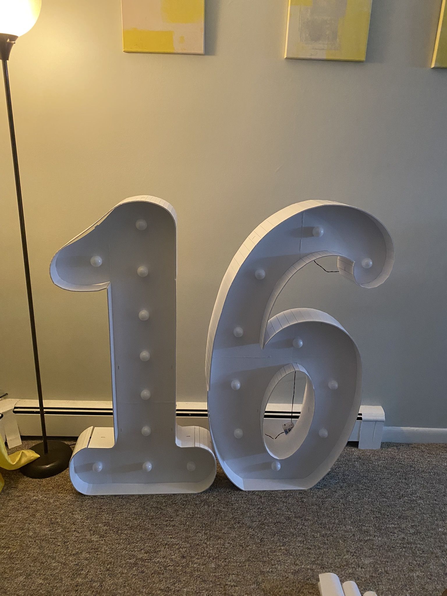 16 Number Marquee