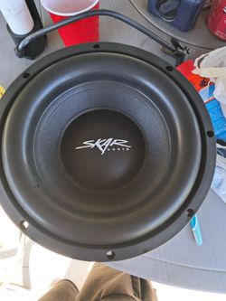 Scar audio 10"subwoofer  for 50 bukz