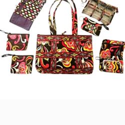 Vera Bradley 7 Pc Set