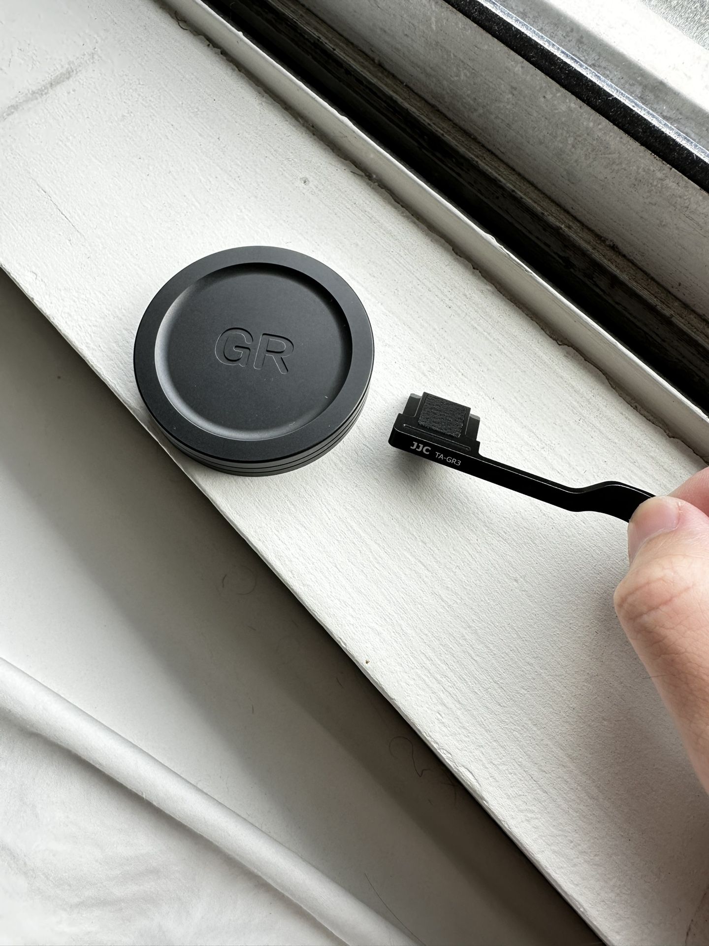 Ricoh GRIII/IIIX JJC Lens Cap Cover & JJC Thumb Grip