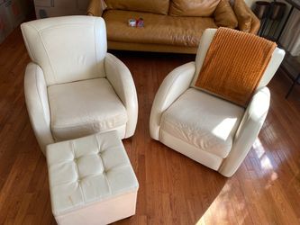 Leather chairs
