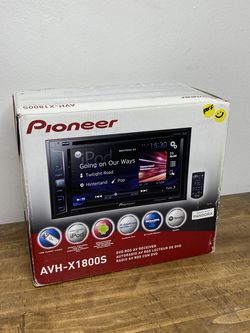 Pioneer AVH-X1800S Car DVD Player AV Receiver With Remote DVD Receiver with 6.2" Display, SiriusXM-Ready™, Spotify®, and AppRadio One