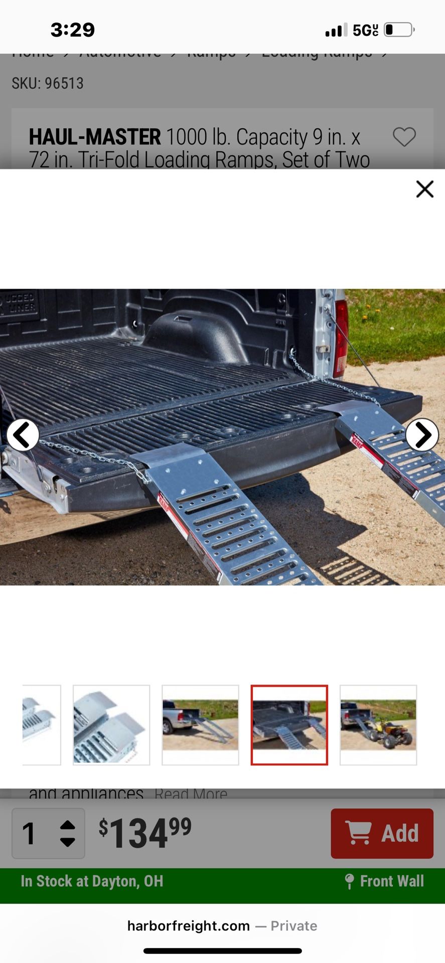Load Ramps Trifold With No Slip Hook Up Chains