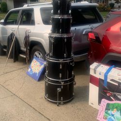 Double Bass Drums. Five Piece.