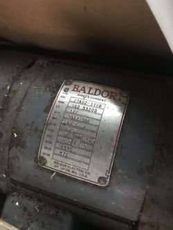 BALDOR. COMMERICAL. MOTOR. 220 V.