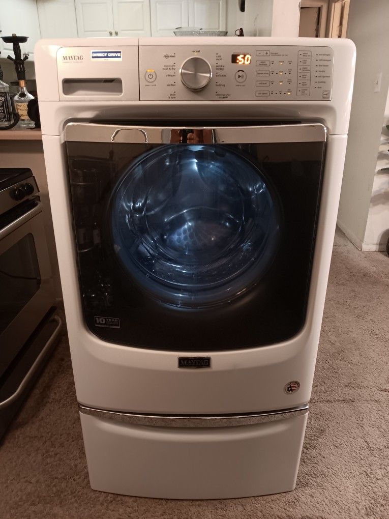 White Maytag Washer
