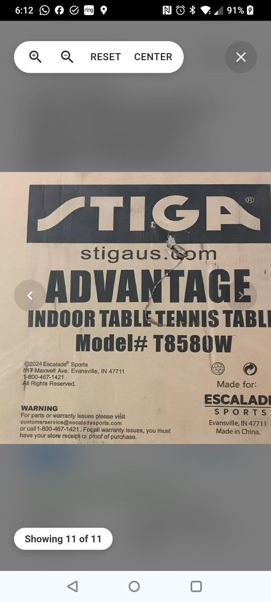 STIGA Advantage Series Ping Pong Tables