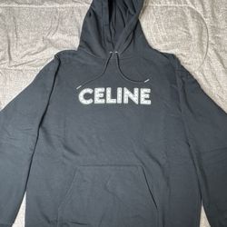 Celine Studded Logo Hoodie