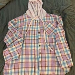 Womens Flannel Size Lrg Brand New 