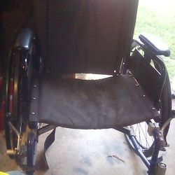 Tuffcare Compact 777BK Folding Wheelchair - Lightweight & Portable$50