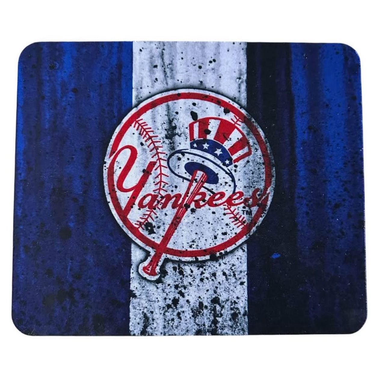 New York Yankees Mouse Pad 9.5”x8” – Blue White Red Baseball Logo Mat
