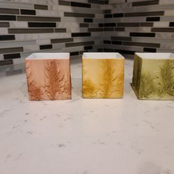 Partylite Falling Leaves Tealight Trio