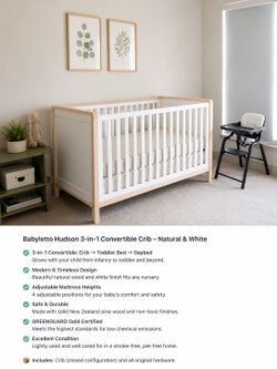 IKEA ÄLSKVÄRD Convertible Crib – White/Birch