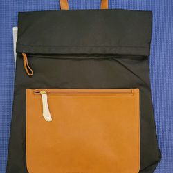 NEW Black Canvas Casual Backpack From DSW