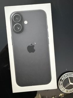 iPhone 16 Black 128 gb UNOPENED & UNLOCKED ALL SERVICES