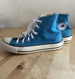 Converse blue high top