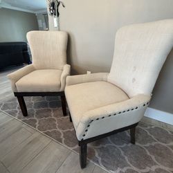 Beautiful Linen Chairs 