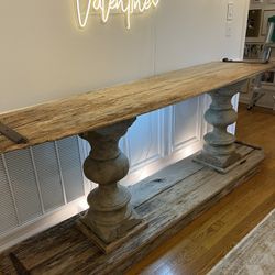 Custom Barn Wood Buffet Or Sofa Table