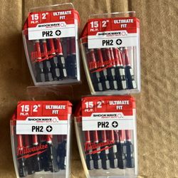 Shock Wave Impact Philips #2 /2”-1” $15.00-10.00 Each 