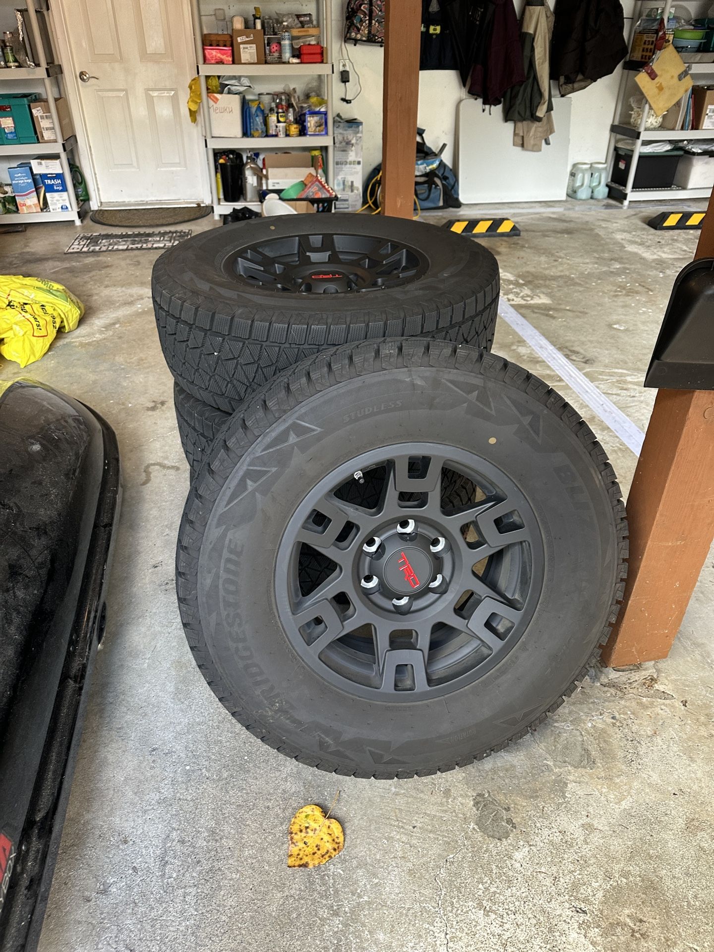 TRD Wheels and Bridgestone Blizzak Tires 265/70R17
