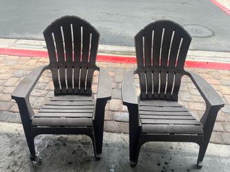 Plastic Adirondack Chairs set of 2