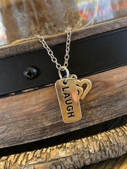 🍃🌻🍃 Sterling Silver Charm Necklace ~ 22" Chain ~ New!