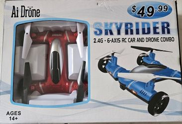 Ai Drone RC Car And Drone Combo