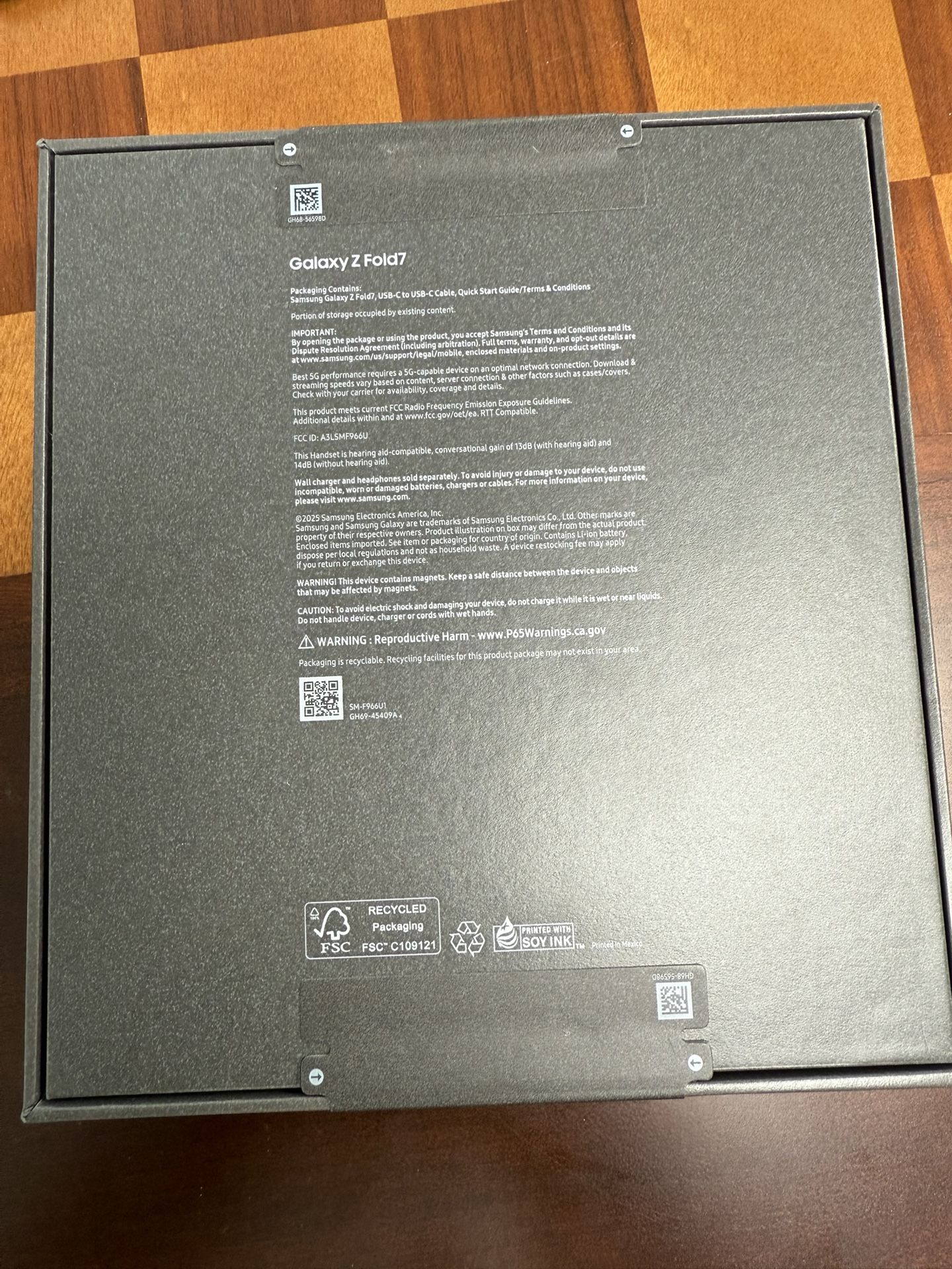 Samsung Galaxy Fold 7 Unlocked, 512 GB  In Seal Box 