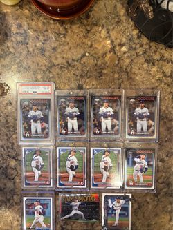 Yoshinobu Yamamoto  11 card lot.