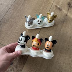Good 2 Grow Bottle Toppers Lot Minnie Mouse Silver Gold