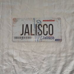 Jalisco License Plate