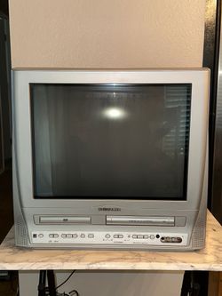 Sylvania 20” SRCD420P Retro Video Game CRT TV Tested w/ Remote 2004, DVD works