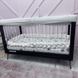 Black Baby Crib