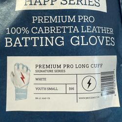 New!! bruce bolt long cuff baseball batting gloves