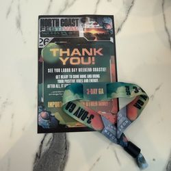 North Coast Festival 3 Day GA Wristband
