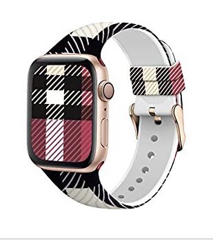 iWatch Pink Burberry Pattern Band