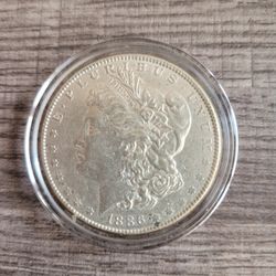 1886 MORGAN SILVER DOLLAR