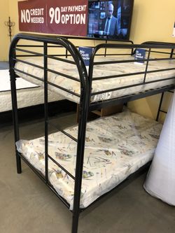 Bunk Bed with Mattresses