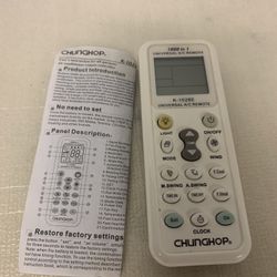 New Replacement K-1028E IR Universal AC Air Conditioner Remote Control 1000 in 1
