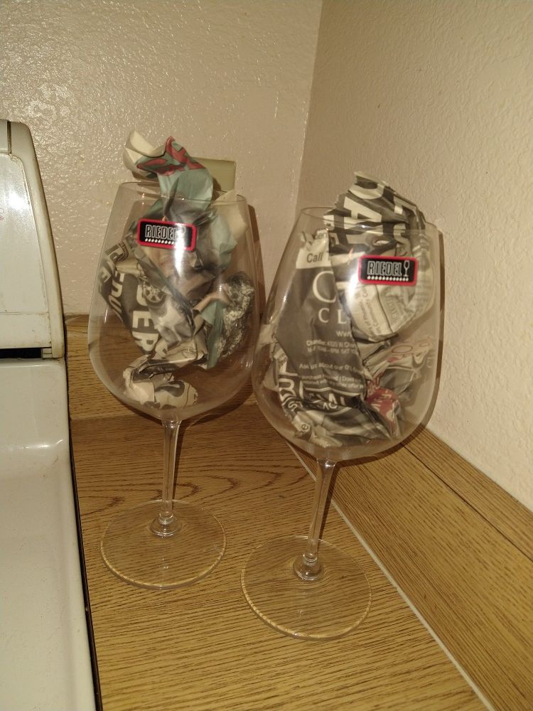 Riedel wine glasses