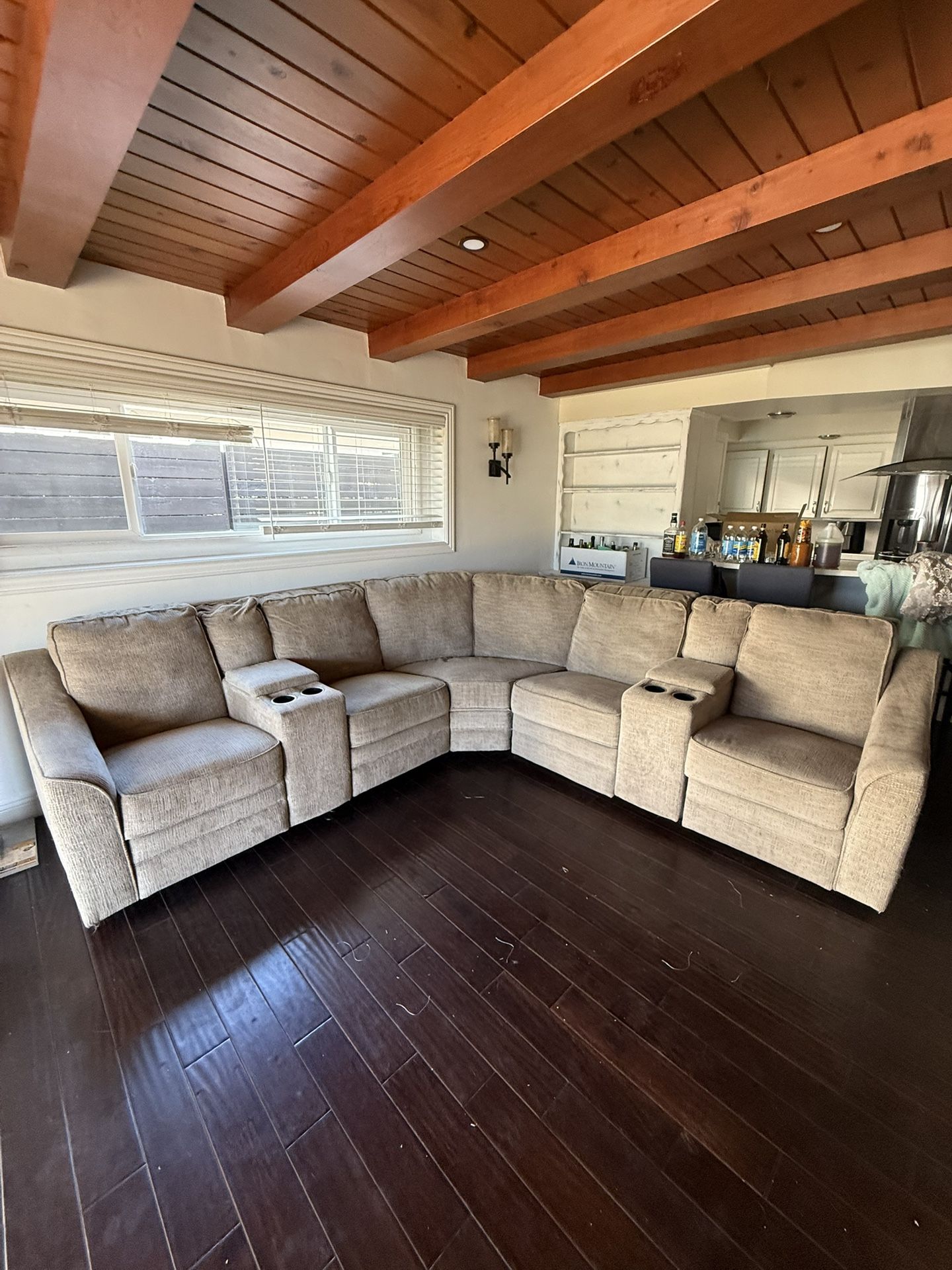 Recliner Sectional Must Sell. Paid Over $3k.