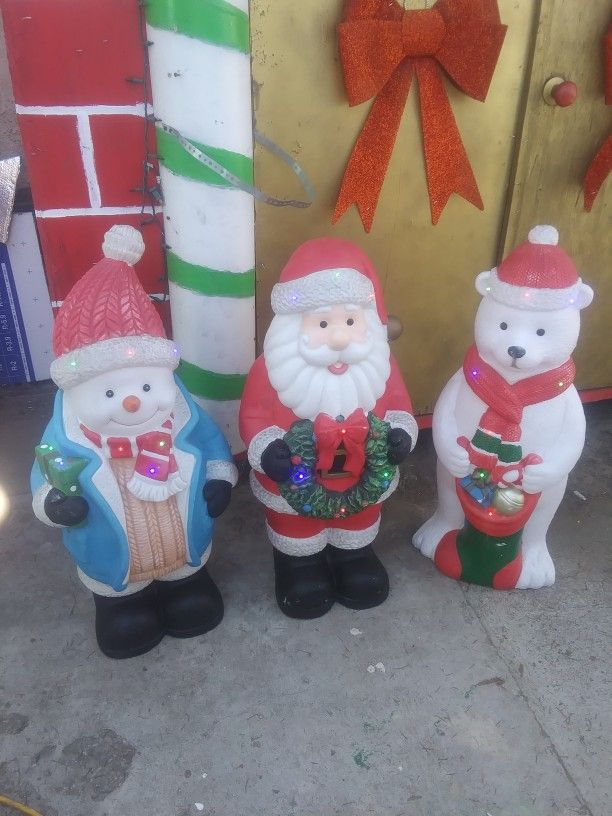 Christmas Blowmolds Led Lights Decorations Prop