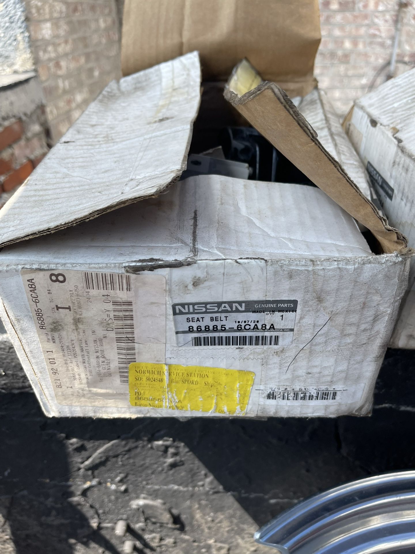 2019-2022 NISSAN ALTIMA SEATBELTS