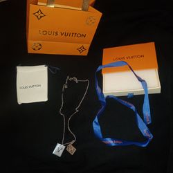 Louis vuitton dog tags