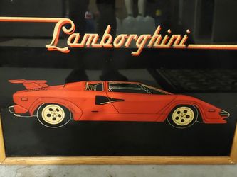 80's Lambroghini Art