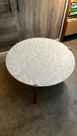 Marble coffee table 34”x34”x13”